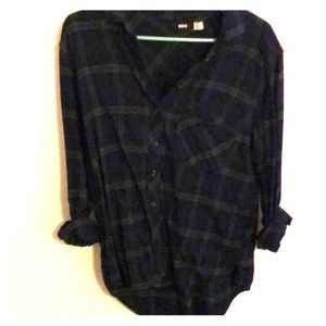 Plaid Flannel Top